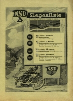 Preview: NSU Siegesliste 1930-1933 Prospekt Preview: NSU Siegesliste 1930-1933 Prospekt