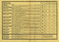 NSU Preisliste Motorrad 1.1.1936