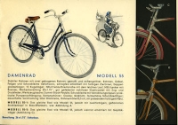 NSU bicycle brochure 1950