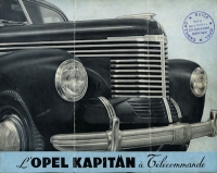 Opel Kapitän Prospekt ca. 1950 f