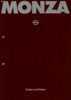 Opel Monza Farben 7.1978