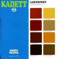 Opel Kadett D Farben 8.1979