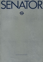 Opel Senator Lederausstattung Prospekt 1981