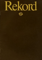 Opel Rekord E Prospekt 1982