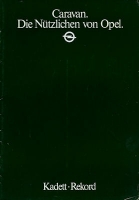 Opel Kadett D Rekord E Caravan Prospekt 1982