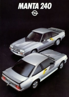Opel Manta 240 Irmscher brochure 1984