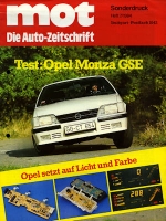 Opel Monza Test 1984