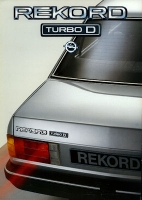 Opel Rekord E Turbo D Prospekt 1984