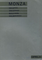 Opel Monza Farben 7.1984