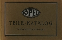 Opel 1t Lastwagen Ersatzteilliste 1926