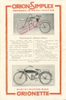 Orionette program 1921