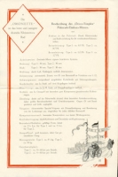 Orionette program 1921