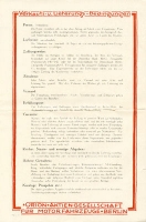 Orionette program 1921