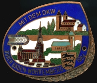 Badge DKWV Baden-Württemberg Fahrt 1964