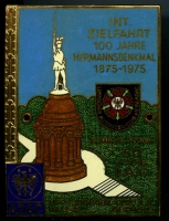 Plakette Zielfahrt 100 Jahre Hermannsdenkmal 1975