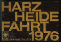 Plakette Harz-Heide Fahrt ADAC 1976