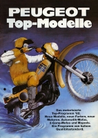 Peugeot Mofa und Moped Programm 1982
