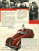 Peugeot 202 brochure 1938