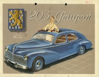 Peugeot 203 Prospekt 1952