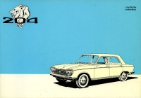 Peugeot 204 Bedienungsanleitung 1971 f