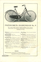 Preview: Phänomen Fahrrad Programm ca. 1922
