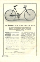 Phänomen Fahrrad Programm ca. 1922
