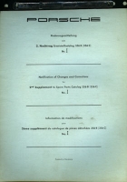 Preview: Porsche 356 B + C Ersatzteilliste 1960er Jahre