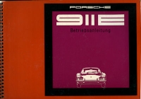 Porsche 911 E Bedienungsanleitung 8.1968