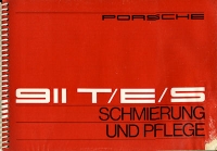 Preview: Porsche 911 T E S Bedienungsanleitung 1973