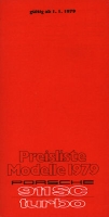 Porsche 911 Preisliste 1979