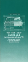 Porsche 924 924 Turbo Farben 1980