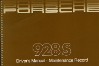 Porsche 928 S Bedienungsanleitung 1984 e