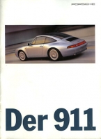 Porsche 911 Typ 993 Prospekt 8.1995