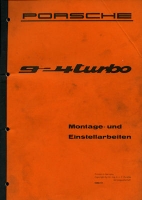Porsche 924 Turbo Kundendienst Information ca. 1979