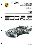 Porsche 944 S 2 / 944 Turbo Kundendienst Information 1990