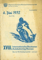 Program 18th Bautzener Autobahnring 4.6.1972