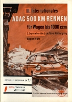 Programm Nürburgring 2.9.1962