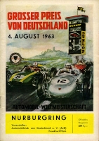 Programm Nürburgring 4.8.1963