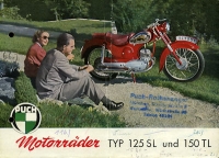 Puch Typ 125 SL 150 TL Prospekt 1951