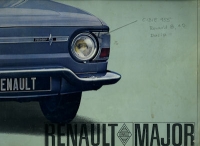 Renault R 8 Major brochure 1964/65