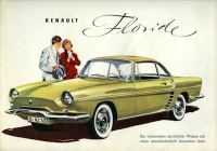 Renault Floride brochure ca. 1959