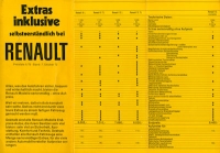 Renault Pkw Preisliste 10.1972