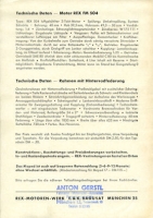 Preview: Rex Zweigang Moped Typ 17 Prospekt ca.1956