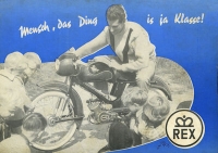 Rex Sport Moped 504 brochure ca. 1958