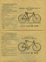 Rheinische Metallindustrie / Berlin Fahrrad Prospekt 1912