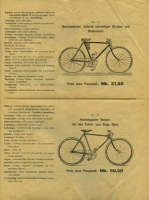 Rheinische Metallindustrie / Berlin Fahrrad Prospekt 1912