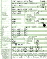 Preview: Rover 200 (Typ XW) Original Fahrzeugbrief 1992