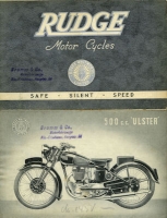 Rudge Programm 1930er Jahre