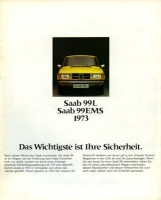 Saab 99 L EMS Prospekt 1973