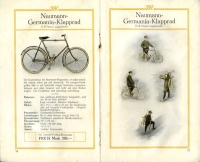 Seidel & Naumann Germania Fahrrad Programm 1914